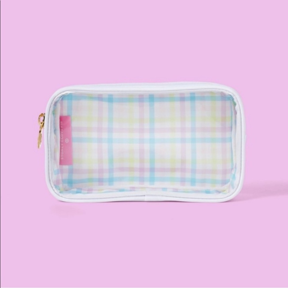 Stoney Clover rectangle gingham clear front